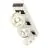 SLV Kalu Triple Wall and Ceiling Light Aluminium White 47W 3400lm - 830 Warm White | Dimmable 