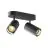 SLV Asto Aluminium Spot Black | Suitable for 2x GU10