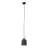 Emibig Pendant Target Steel Black | Suitable for 1x E27 - Max 15W